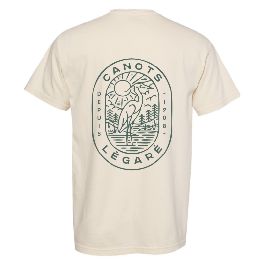 T-shirt Canots Légaré - CL-TSHIRT-S-BE-VRF-2026 - Canots Légaré T-shirt Canots Légaré - CL-TSHIRT-S-BE-VRF-2026 - Canots Légaré