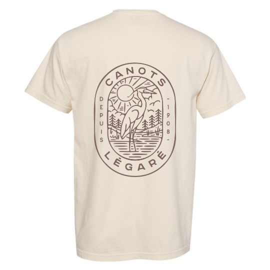 T-shirt Canots Légaré - CL-TSHIRT-2XL-BE-BR-2026 - Canots Légaré