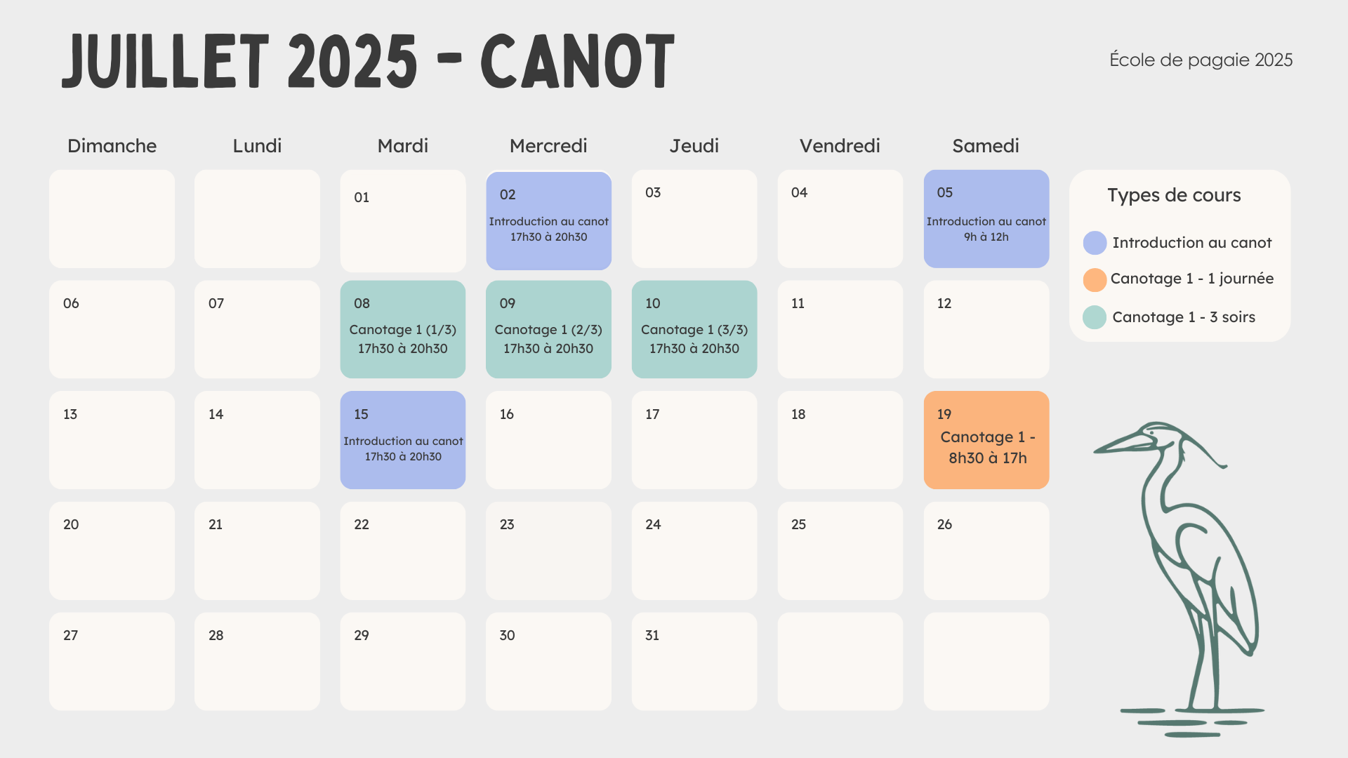 Canots Légaré | Location d'embarcations, cours, vente et réparation de canots